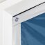 Lichtblick Dachfenster Sonnenschutz Thermofix, ohne Bohren - Farbe blau, BxH 36x51,5 cm