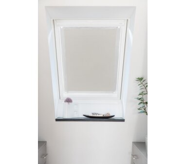 Lichtblick Dachfenster Sonnenschutz Thermofix, ohne Bohren - Farbe beige, BxH 36x71,5 cm