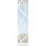 3er-Set Flächenvorhang, blickdicht / transparent, JOANNA, Höhe 245 cm, 3x Dessin