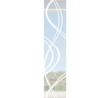 4er-Set Schiebevorhang, blickdicht / transparent, JOANNA, Höhe 245 cm, 4x Dessin