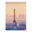 Lichtblick Rollo Klemmfix, ohne Bohren, blickdicht, Motiv Eiffelturm, Farbe orange