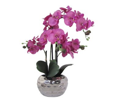 Kunstpflanze Phalenopsis (Orchidee), Farbe violett, inkl....