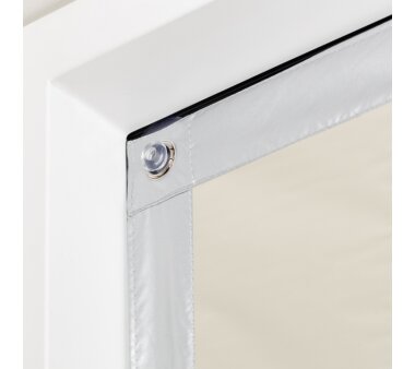 Lichtblick Dachfenster Sonnenschutz Haftfix, ohne Bohren, Verdunkelung - Farbe beige, BxH 36x71,5 cm