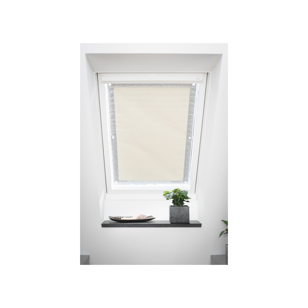 Dachfenster-Sonnenschutz beige 59x113,5 Verdunklung
