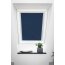 Lichtblick Dachfenster Sonnenschutz Haftfix, ohne Bohren, Verdunkelung - Farbe blau, BxH 36x51,5 cm