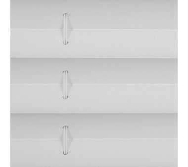 Lichtblick Plissee Klemmfix verspannt, Thermo, Verdunklung, Montage ohne Bohren, Farbe weiß BxH 110x130 cm