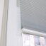 LIEDECO Klemmfix-Thermo-Plissee verspannt VD  - Farbe weiß BxH 60x130 cm