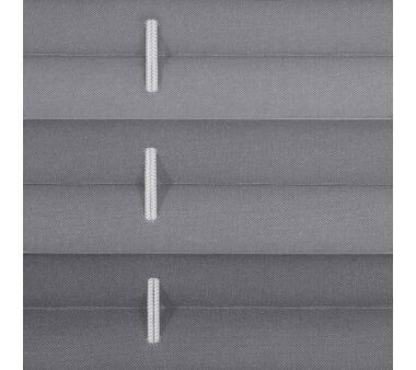 Lichtblick Plissee Klemmfix, ohne Bohren, verspannt, Farbverlauf grau BxH 120x130 cm