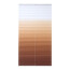 LIEDECO Klemmfix-Plissee Farbverlauf, verspannt,  Fb. braun BxH 60x130 cm