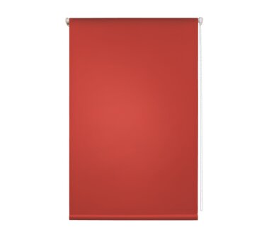 LIEDECO Klemmfix-Rollo Verdunklung mit Thermobeschichtung 045 x 150 cm rot inkl. Klemmträger