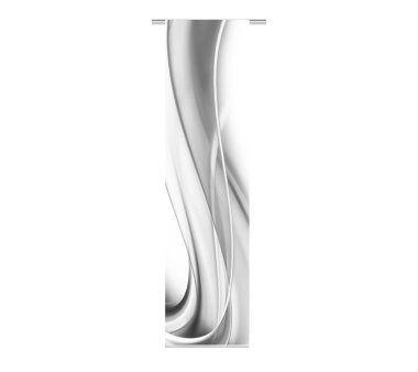Schiebevorhang Deko blickdicht FRANKA Größe BxH 60x245 cm, grau