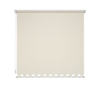 LIEDECO Volantrollo eckig, Uni-Lichtdurchlässig, beige BxH 242x180 cm
