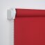 LIEDECO Volantrollo eckig, Uni-Lichtdurchlässig, rot BxH 62x180 cm