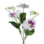 Kunstpflanze Stiefmütterchen, 3er Set, Farbe weiß-lila, Höhe ca. 25 cm