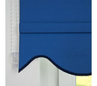 LIEDECO Volantrollo klassisch, Uni-Verdunklung, blau