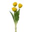 Kunstpflanze Tulpenbund gefüllt, 2er Set, Farbe gelb, Höhe ca. 37 cm