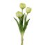 Kunstpflanze Tulpenbund gefüllt, 2er Set, Farbe weiß, Höhe ca. 37 cm
