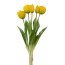 Kunstpflanze Tulpenbund gefüllt, Farbe gelb, Höhe ca. 39 cm