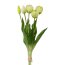 Kunstpflanze Tulpenbund gefüllt, Farbe weiß, Höhe ca. 39 cm