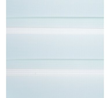 LIEDECO Klemmfix Duo-Rollo mini, Farbe pastellblau 120x160 cm
