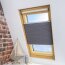 LIEDECO Universal-Dachfenster-Wabenplissee, Verdunklung, Farbe grau