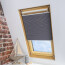 LIEDECO Universal-Dachfenster-Wabenplissee, Verdunklung, Farbe grau