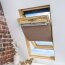LIEDECO Universal-Dachfenster-Wabenplissee, Verdunklung, Farbe beige BxH 55x141 cm