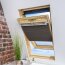 LIEDECO Universal-Dachfenster-Wabenplissee, Verdunklung, Farbe braun