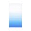 LIEDECO Klemmfix-Plissee Farbverlauf, verspannt,  Farbe azurblau BxH 50x130 cm