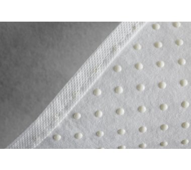 DORMISETTE Protect & Care Noppen-Matratzen-Unterlage, Farbe weiß 90x200 cm