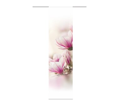 Schiebevorhang Deko blickdicht MAGNENE Größe BxH 60x245 cm, rose