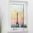 Lichtblick Fensterfolie selbstklebend, Sichtschutz, Eiffelturm orange