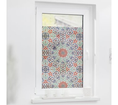 Lichtblick Fensterfolie selbstklebend, Sichtschutz, Mosaik bunt
