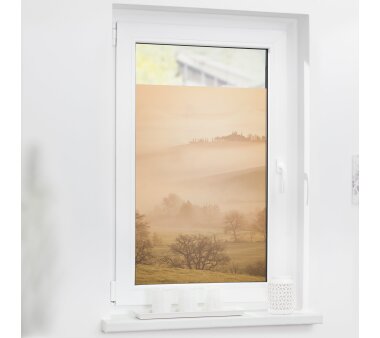 Lichtblick Fensterfolie selbstklebend, Sichtschutz, Toskana orange