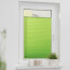 Lichtblick Plissee Haftfix, ohne Bohren, blickdicht, Farbe grün BxH 90x130 cm