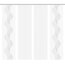4er-Set Schiebevorhang in Bambus-Optik, SANDRA, Höhe 245 cm, 2x Dessin / 2x unifarben, halbtransparent, grau