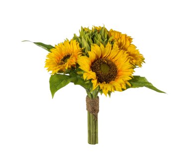 Kunstblume Sonnenblumen-Bouquet, Farbe gelb, Höhe...