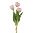 Kunstpflanze Tulpenbund gefüllt, Farbe rosa, 2er Set, Höhe ca. 37 cm
