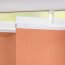LIEDECO Vertikal-Lamellenanlage Perlreflex, 127 mm Lamellen, Verdunklung, Farbe orange