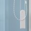 LIEDECO Vertikal-Lamellenanlage Perlreflex, 127 mm Lamellen, Verdunklung, Farbe hellblau