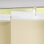LIEDECO Vertikal-Lamellenanlage Perlreflex, 89 mm Lamellen, Verdunklung, Farbe hellgelb