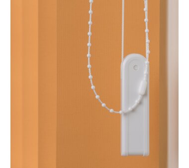 LIEDECO Vertikal-Lamellenanlage Perlreflex, 89 mm Lamellen, Verdunklung, Farbe apricot