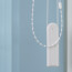 LIEDECO Vertikal-Lamellenanlage Perlreflex, 89 mm Lamellen, Verdunklung, Farbe hellblau