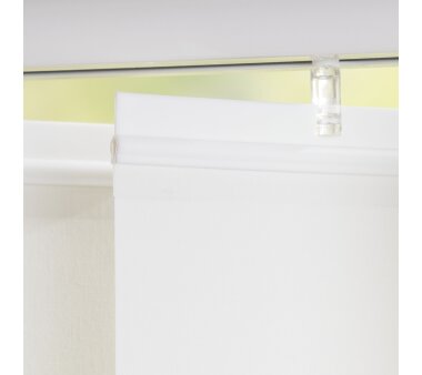LIEDECO Vertikal-Lamellenanlage Perlreflex, 127 mm Lamellen, lichtdurchlässig, Farbe weiß