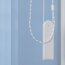 LIEDECO Vertikal-Lamellenanlage Perlreflex, 127 mm Lamellen, lichtdurchlässig, Farbe hellblau