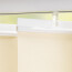 LIEDECO Vertikal-Lamellenanlage Perlreflex, 89 mm Lamellen, lichtdurchlässig, Farbe gelb