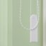 LIEDECO Vertikal-Lamellenanlage Perlreflex, 89 mm Lamellen, lichtdurchlässig, Farbe schilfgrün