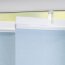 LIEDECO Vertikal-Lamellenanlage Perlreflex, 89 mm Lamellen, lichtdurchlässig, Farbe hellblau