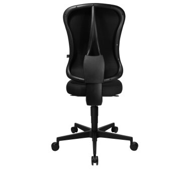 Topstar Komfort-Bürodrehstuhl mit Federkernkissen, 17 11, schwarz