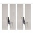 VISION S 4er-Set Schiebevorhänge ROM, halbtransparent, Höhe 260 cm, taupe